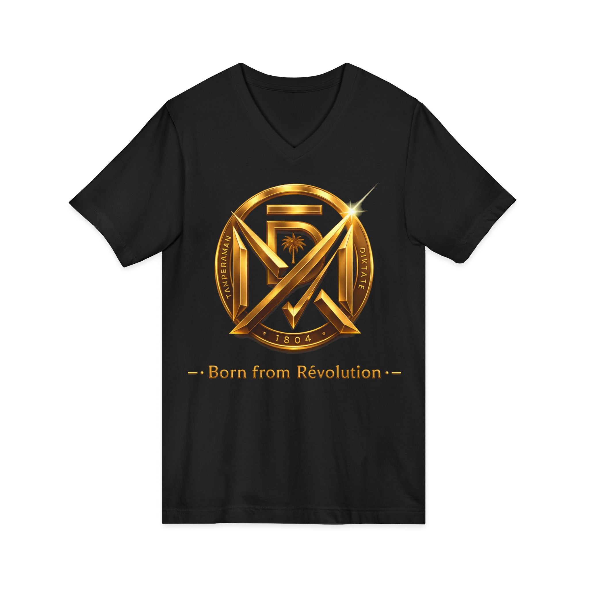 Unisex Short V-Neck Tee