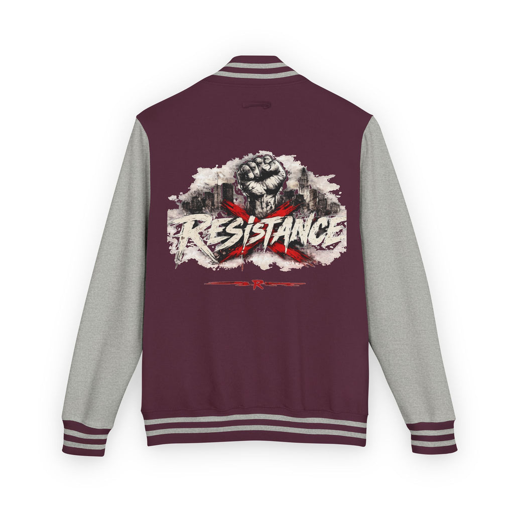 Letterman Jacket — Resistance Fist Varsity Jacket