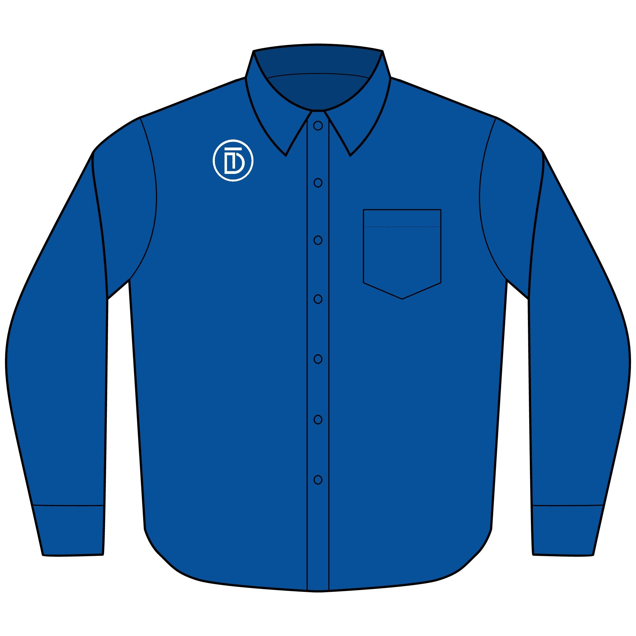 Carefree Tall Long-Sleeve Poplin Shirt — Relaxed Lightweight Button-Up