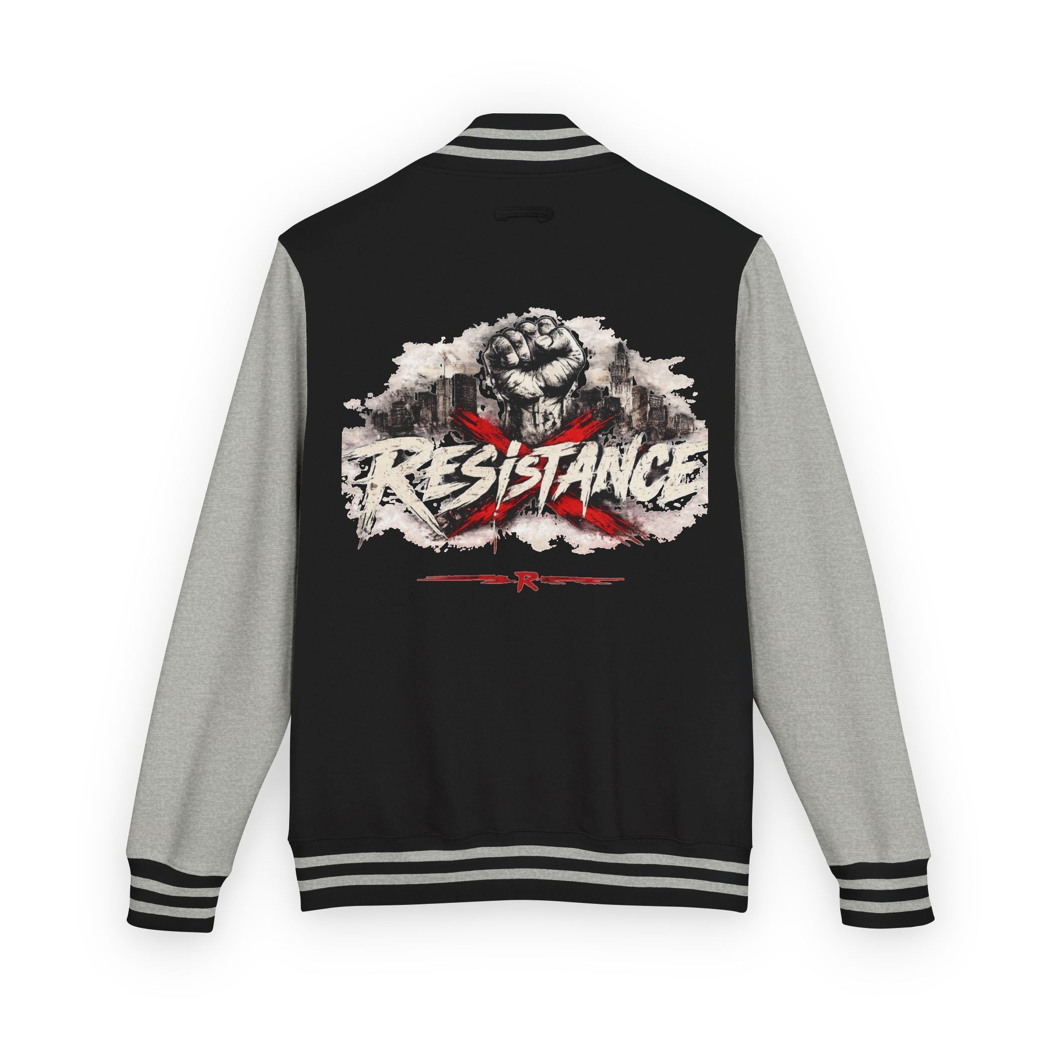 Letterman Jacket — Resistance Fist Varsity Jacket