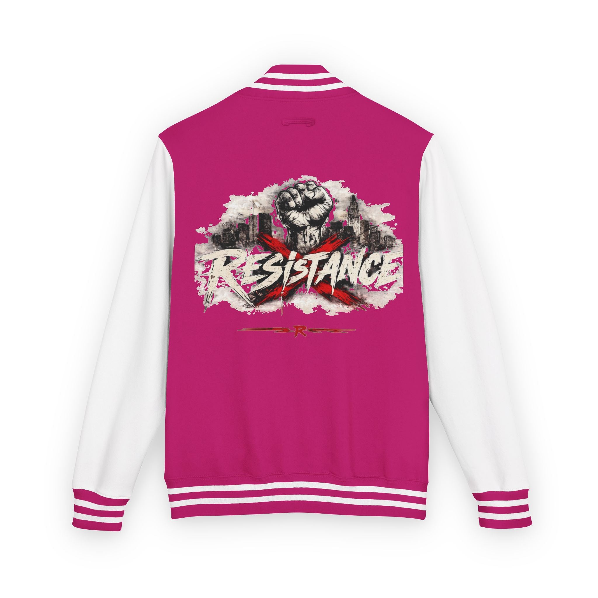 Letterman Jacket — Resistance Fist Varsity Jacket