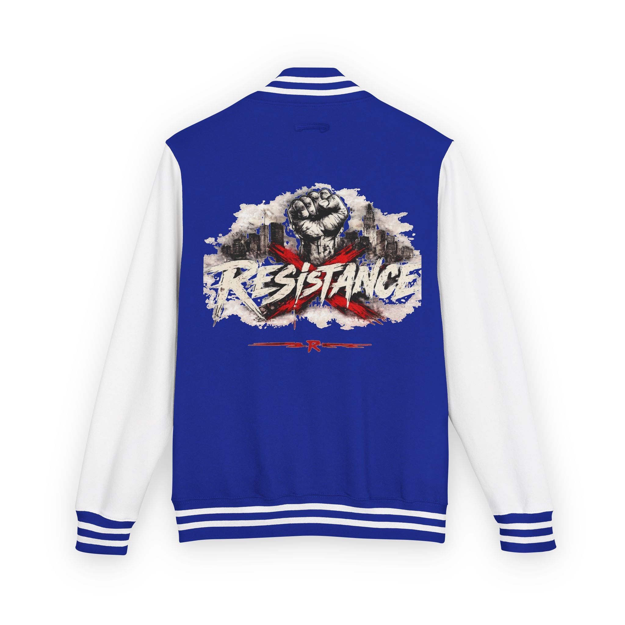 Letterman Jacket — Resistance Fist Varsity Jacket