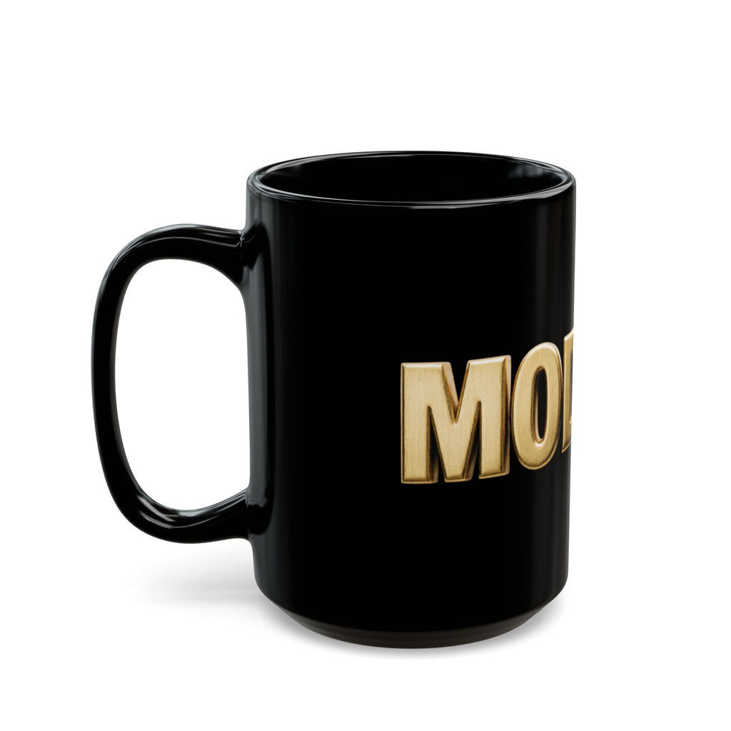 Dope Gold Lettering Black Mug
