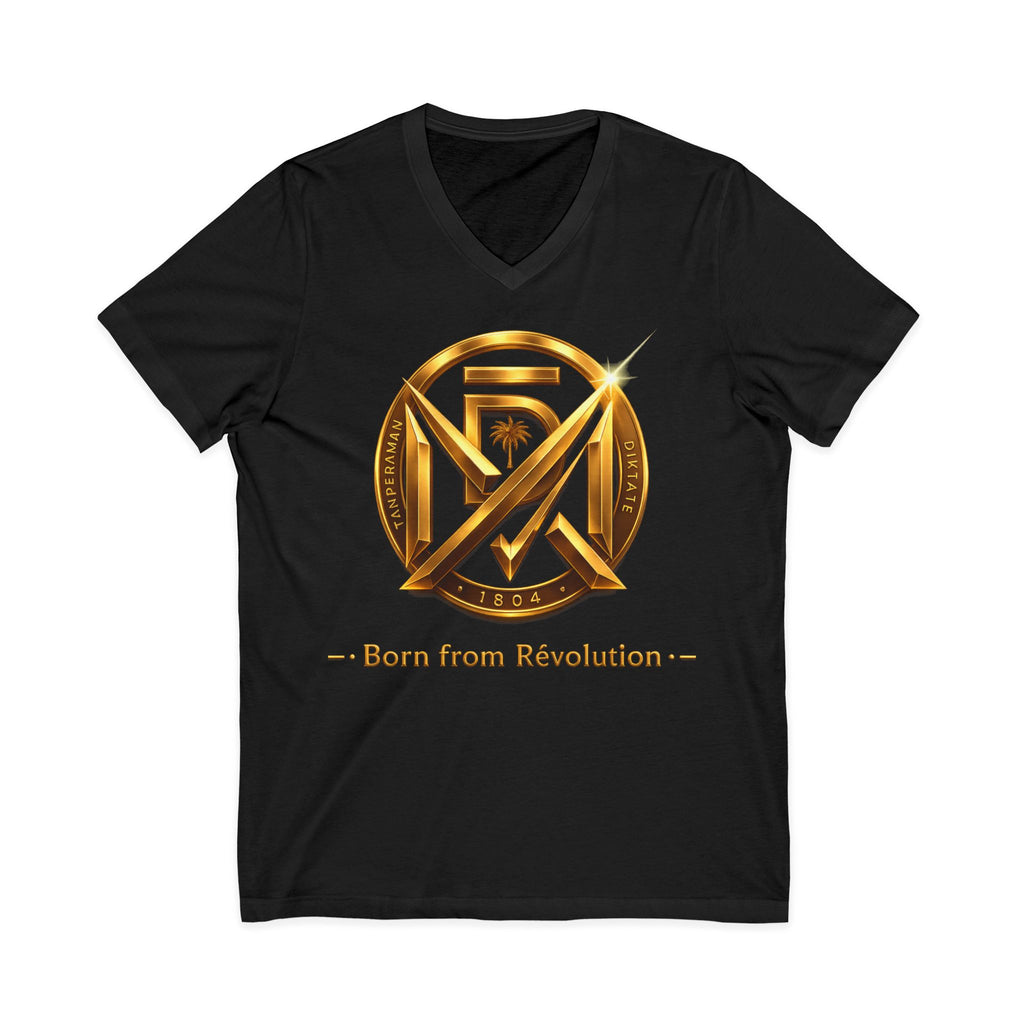 Unisex Short V-Neck Tee