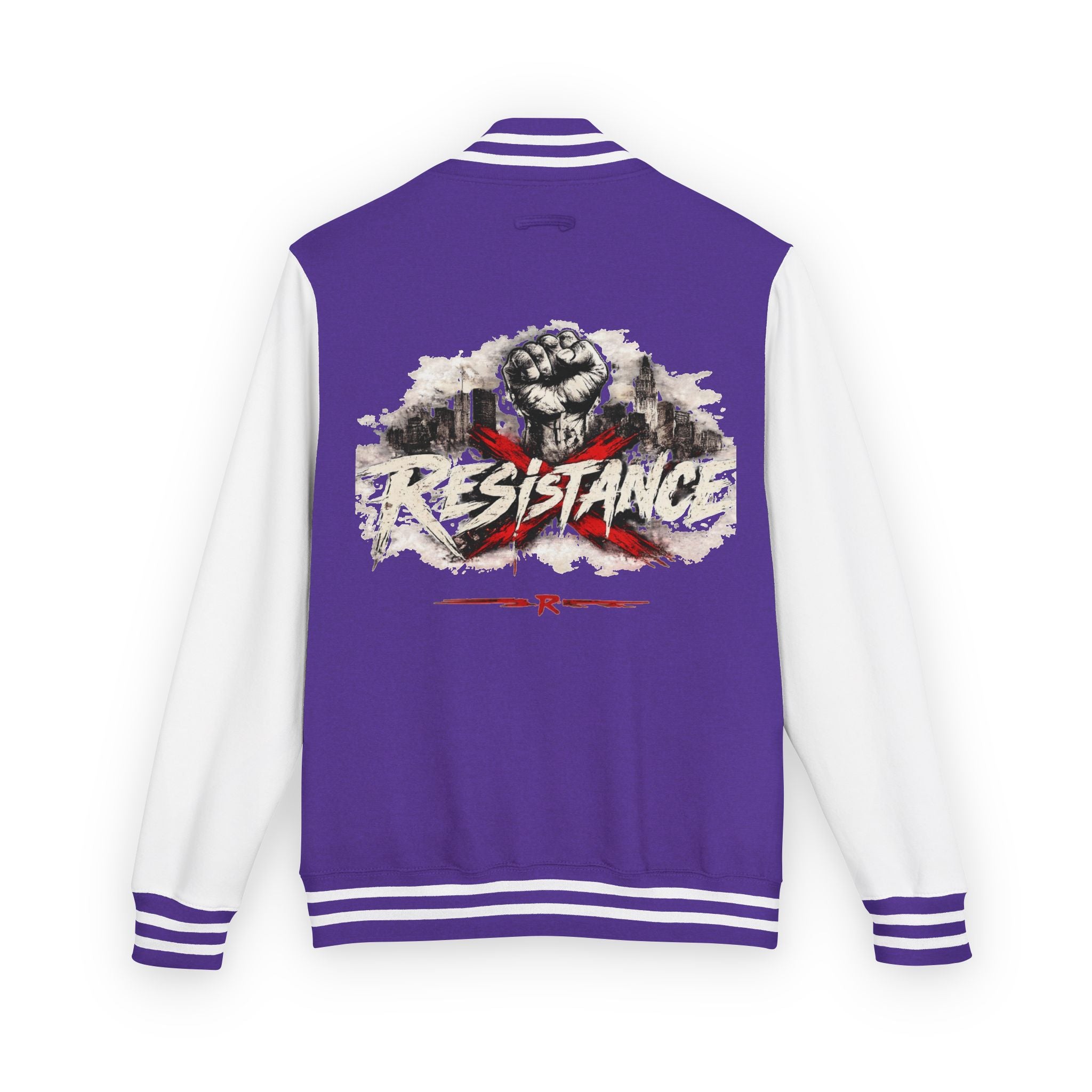 Letterman Jacket — Resistance Fist Varsity Jacket
