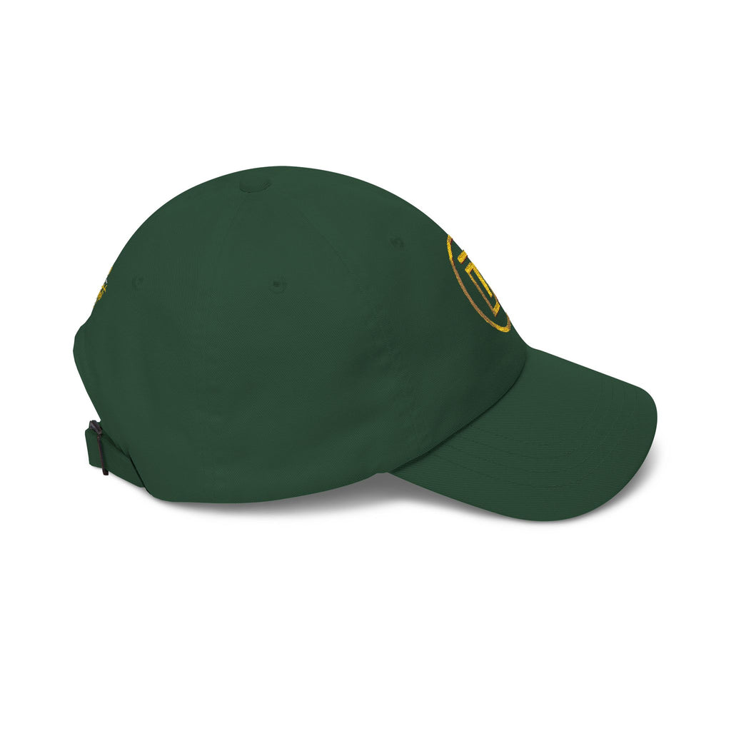 Dad Cap with Gold Emblem – Classic Adjustable Baseball Hat