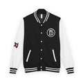 Letterman Jacket — Red & White 'Dictate' Varsity Jacket with Logo