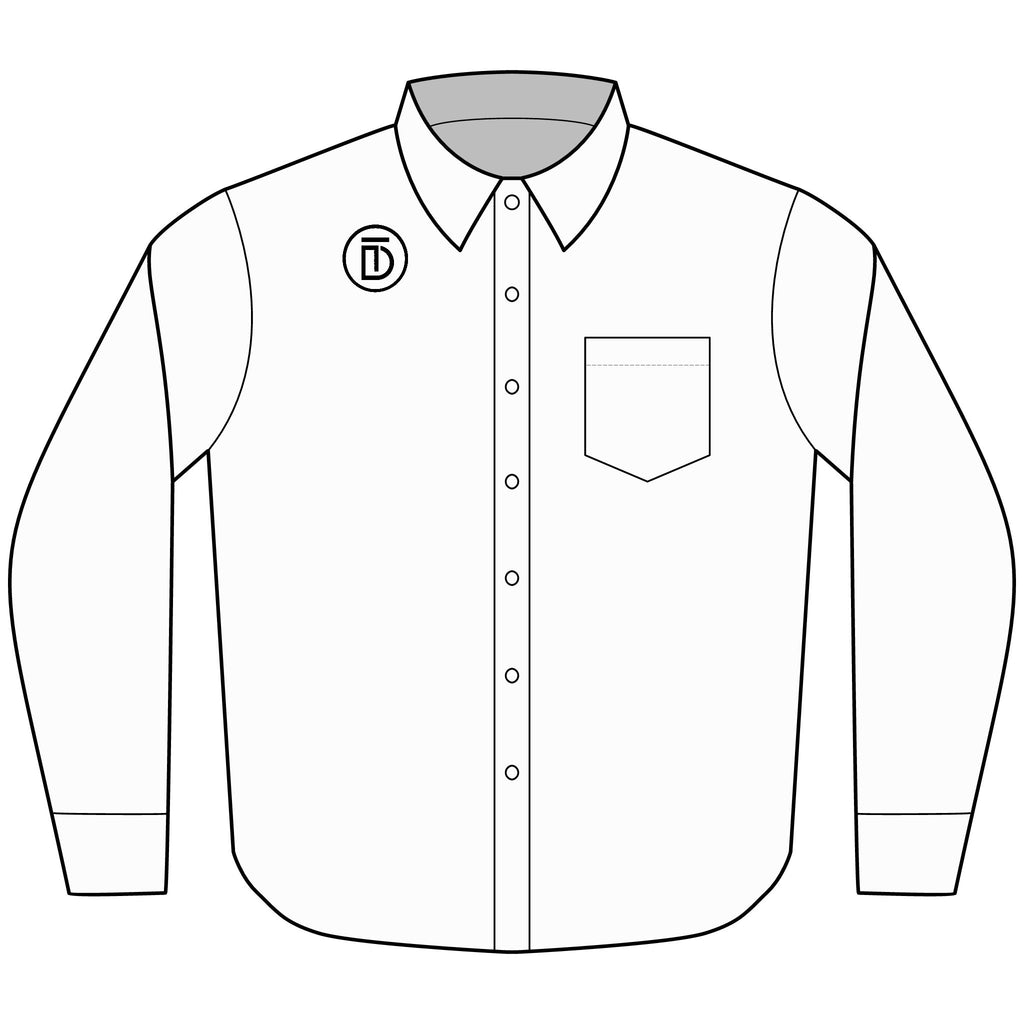 Carefree Tall Long-Sleeve Poplin Shirt — Relaxed Lightweight Button-Up