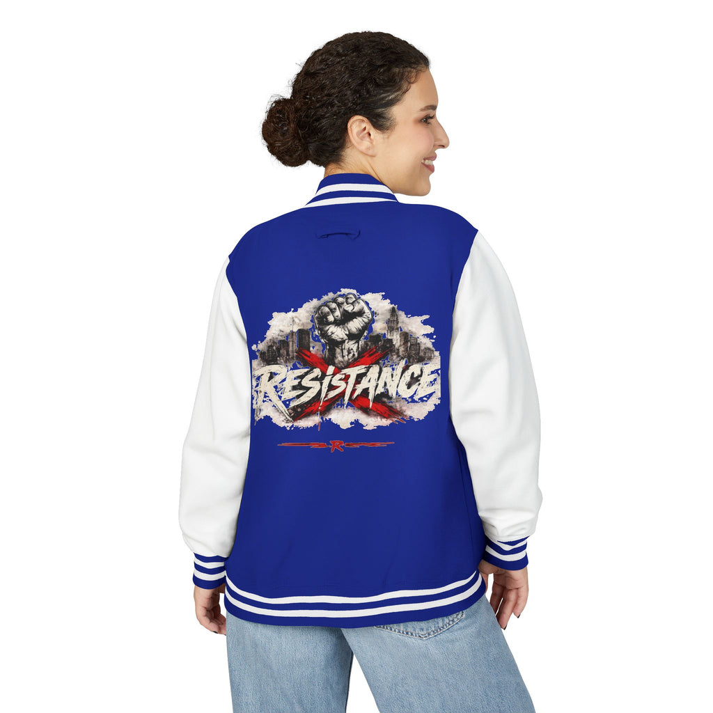 Letterman Jacket — Resistance Fist Varsity Jacket