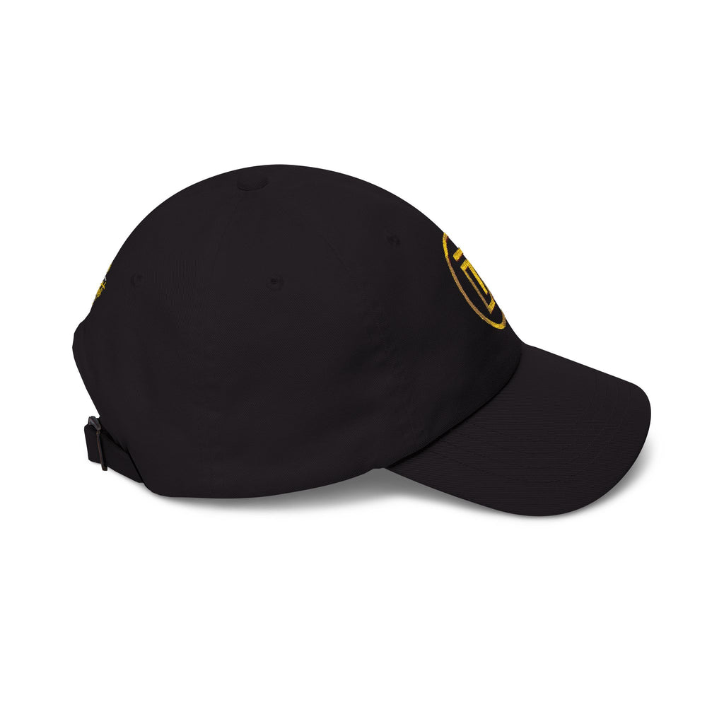 Dad Cap with Gold Emblem – Classic Adjustable Baseball Hat