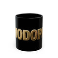 Dope Gold Lettering Black Mug