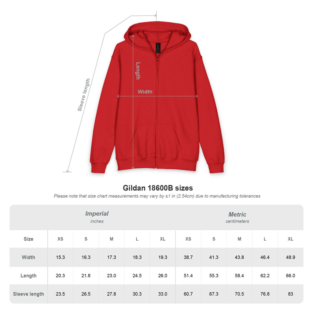 Youth Zip Hoodie - Liberty