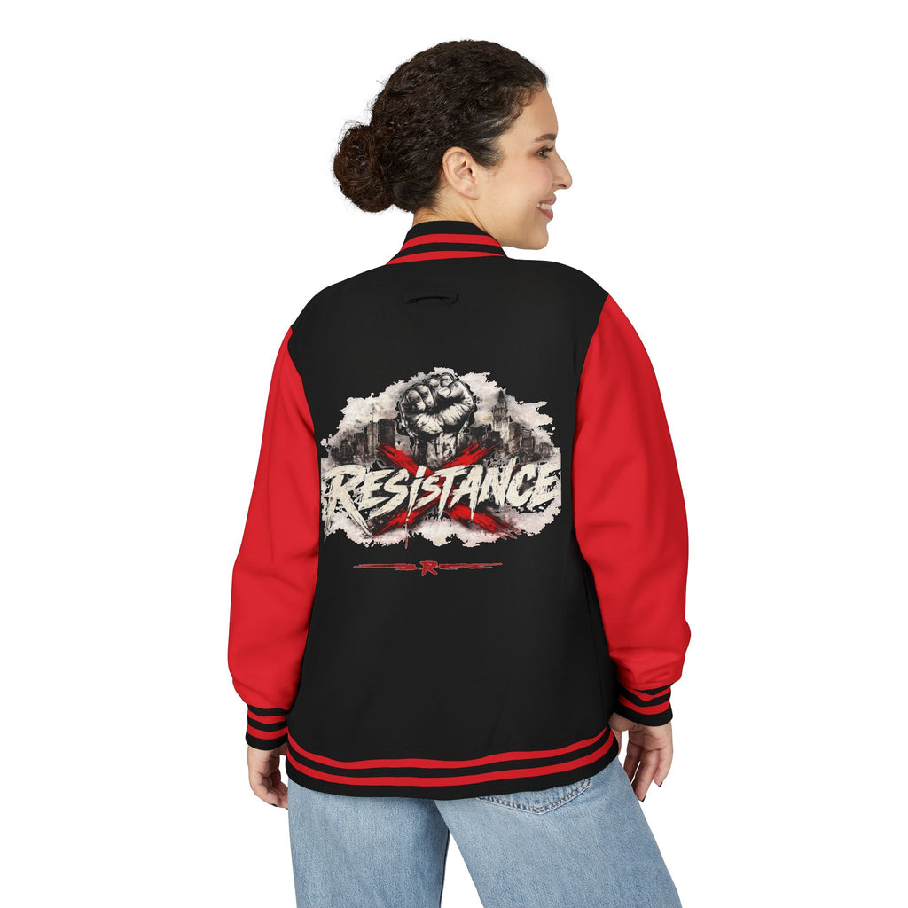 Letterman Jacket — Resistance Fist Varsity Jacket