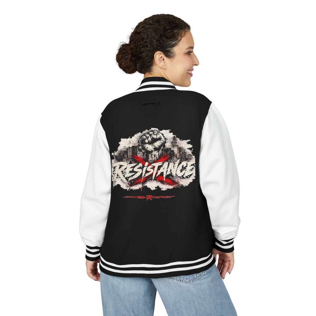Letterman Jacket — Resistance Fist Varsity Jacket