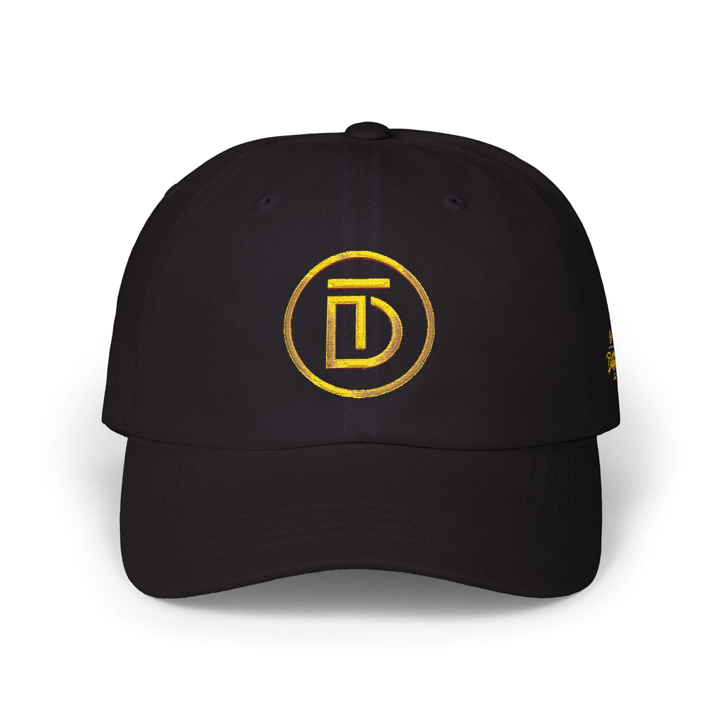 Dad Cap with Gold Emblem – Classic Adjustable Baseball Hat